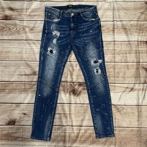 Kleep Distressed Jeans Size 36” W 31” L